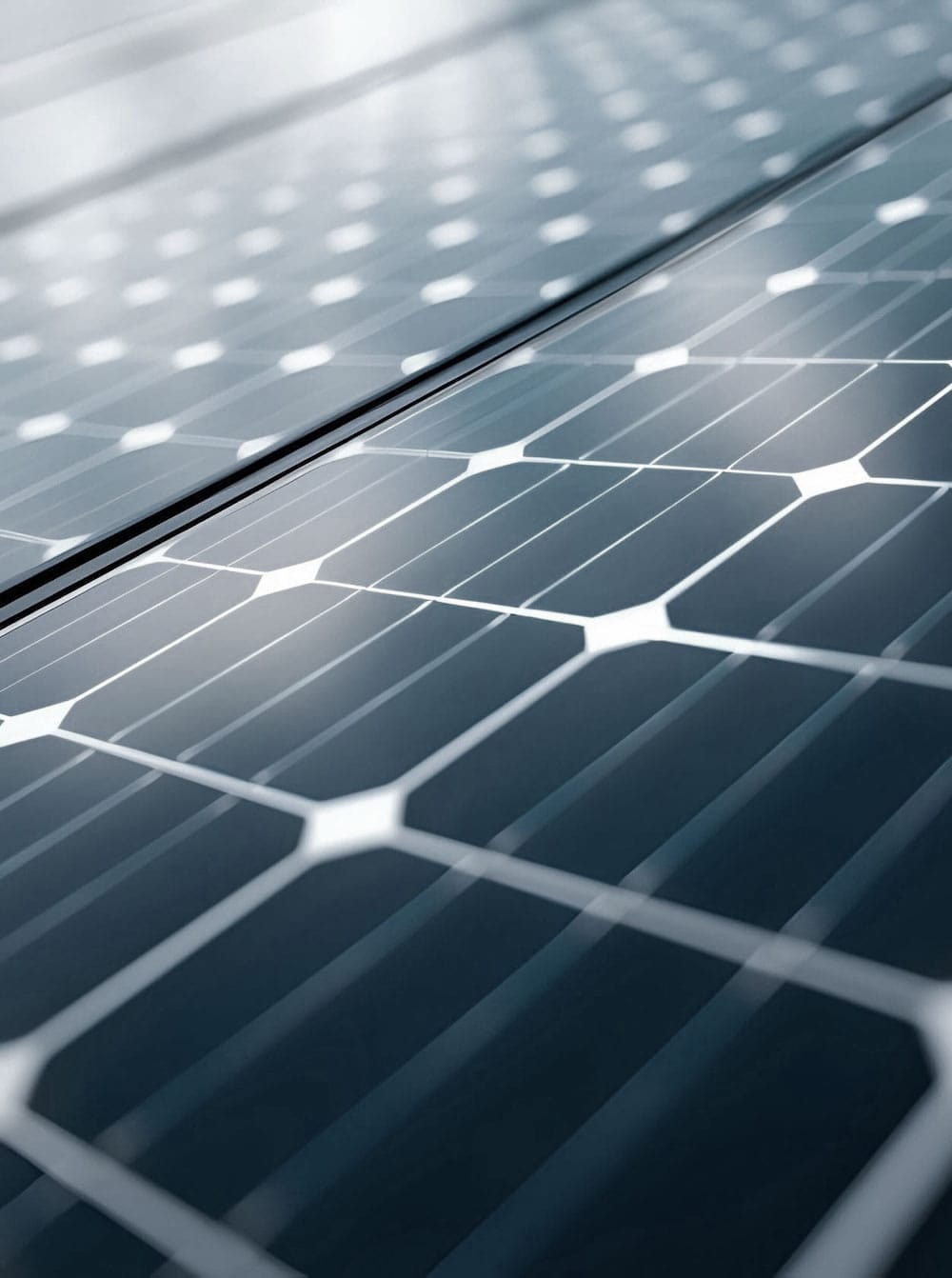 Nahaufnahme von Solarpaneelen